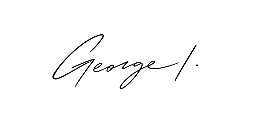 George I. — signature